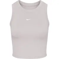 Nike Débardeur court intemporel Sportswear Essentials pour femme, modèle FB8279-019, beige