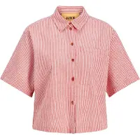 Jack & Jones Windy Seersucker Jjxx Short Sleeve Shirt Rose L Femme