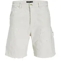 Jack & Jones Tony Painter Wi 055 Denim Shorts Beige XL Homme