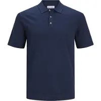 Jack & Jones Emil Knit Short Sleeve Polo Bleu XL Homme