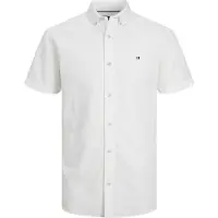 Jack & Jones Summer Shield Short Sleeve Shirt Blanc XL Homme