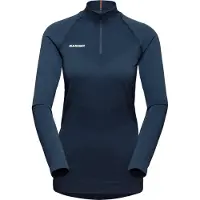 Mammut Trift Half Zip Long Sleeve T-shirt Bleu XS Femme