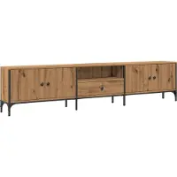 vidaXL Armoire TV avec tiroir Chêne Artisan 200x25x44 cm