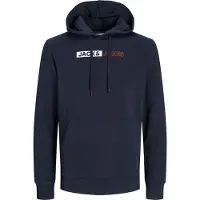 Jack & Jones Corp Logo Play Plus Size Hoodie Bleu 4XL Homme