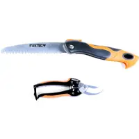 FUXTEC Sécateur Lot de 2 - Sécateur & Scie pliante