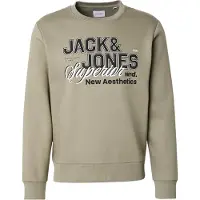 Jack & Jones Logo Sweatshirt Vert L Homme