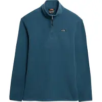 Superdry Homme Polaire Demi-zip Bleu Taille: Xxl