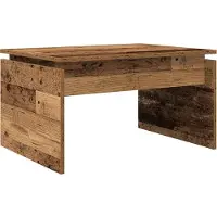 vidaXL Table basse vieux bois 68x50x38 cm bois d'ingénierie