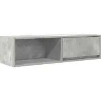 vidaXL Armoires TV 2 pcs. Gris béton 100x31x25,5 cm Bois composite
