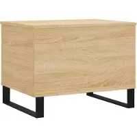 vidaXL Table basse chêne Sonoma 60x44,5x45 cm Bois composite
