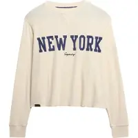 Superdry Sweat-shirt 'Athletic Essential' marine / blanc cassé