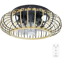 Cecotec Energysilence Lampaero 600 Natural Ceiling Fan Argenté One Size / EU Plug 220V