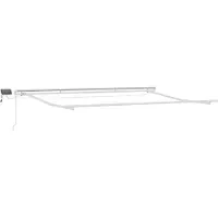 vidaXL Store extensible orange et marron 400 x 300 cm