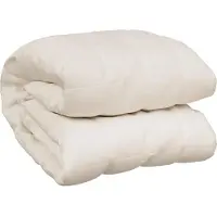 vidaXL Couverture lestée Crème clair 200x200 cm 13 kg Tissu