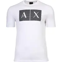 Armani Exchange T-Shirt noir / blanc