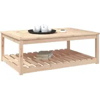 vidaXL Table de jardin 121x82,5x45 cm Pin massif