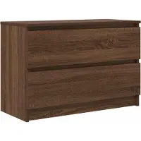 vidaXL Armoire TV marron imitation chêne 80x35x54 cm Bois composite