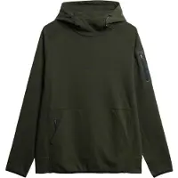 Superdry pour homme. M2013728A Sweat à capuche ample avec logo Vert tech (XL), Casuel, Coton