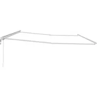 vidaXL Cadre d'auvent blanc 600 x 350 cm en aluminium