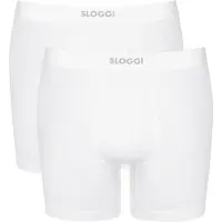 Sloggi Boxers 'EVER Ease' gris / blanc