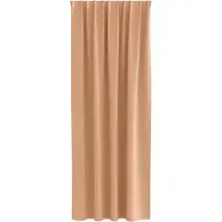 vidaXL Rideaux occultants avec anneaux 2 pcs brun clair 225 x 140 cm