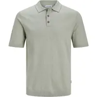 Jack & Jones Emil Knit Short Sleeve Polo Beige S Homme