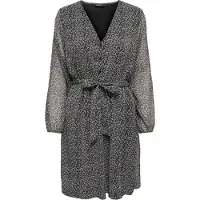 ONLY Cera Long Sleeve Short Dress Gris S Femme