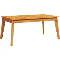 vidaXL Table de jardin à manger 100x55x45 cm en bois massif d'acacia