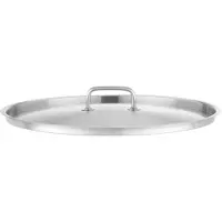 Hendi Couvercles pour marmites,, Kitchen Line, ⌀400mm, Poêle + casserole : accessoires, Argent