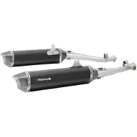 Remus Black Hawk Right Stainless Steel K 1600 Gt 17/k 1600 Gtl 118 Kw 2t16 Euro 4 17 Homologated Slip On Muffler Noir Homologated