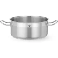 Hendi Casserole basse sans couvercle, , gamme Profi, 4,7 L, Ø 240 x (H) 112 mm