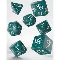 Q-workshop SCLE1A - Classic RPG Stormy & white, jeu de dés (7 pièces)