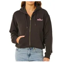 Rip Curl Lay Day Relaxed Full Zip Sweatshirt Marron 2XL Femme