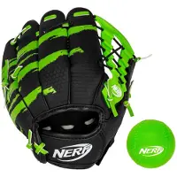 Nerf Baseball Glove & Ball Set Game Vert Enfants