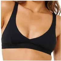 Rip Curl Premium Surf Multi Fit Halter Bikini Top Noir XS Femme