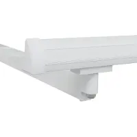 vidaXL Cadre d'auvent réglable, blanc, 3,5 x 2 m, acier