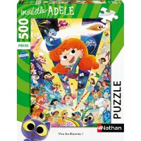 Nathan Puzzle La reine des bêtises Mortelle Adèle 500 pièces