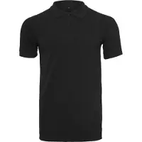 Build Your Brand BY008 | Polo Piqué Hommes - Couleur : Noir - Taille : L