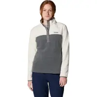 Columbia Benton Springs Ii Snap Half Zip Fleece Gris 2XL Femme