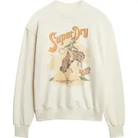 Superdry Sweat-shirt crème / marron / orange