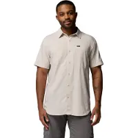 Columbia Silver Ridge Utility Lite Short Sleeve Shirt Beige S Homme