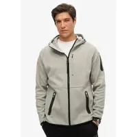 Superdry Tech Logo Full Zip Sweatshirt Gris L Homme