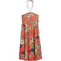 Superdry Smocked Midi Beach Sleeveless Long Dress Multicolore XL Femme