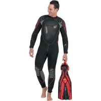 Seac Sub Komoda 7 Mm Freediving Wetsuit Noir S Homme