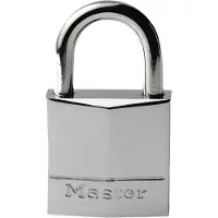 Master Lock Brass A Chromed Plated Padlock Argenté 30 x 18 mm
