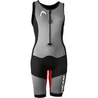 Head Swimming Swimrun Myboost Lite Woman Sleeveless Shorty Noir,Argenté 2XS Femme