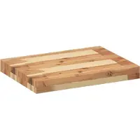 vidaXL Étagère flottante 60x30x4 cm acacia massif finition à l'huile
