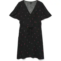 Vero Moda Robe Courte à Manches Courtes Alba