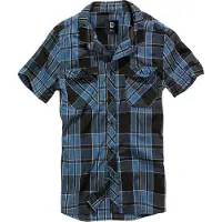 Brandit Chemise 'Roadstar' bleu / noir