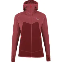 Salewa Puez Hybrid Polarlite Hoodie Fleece Rouge XS Femme